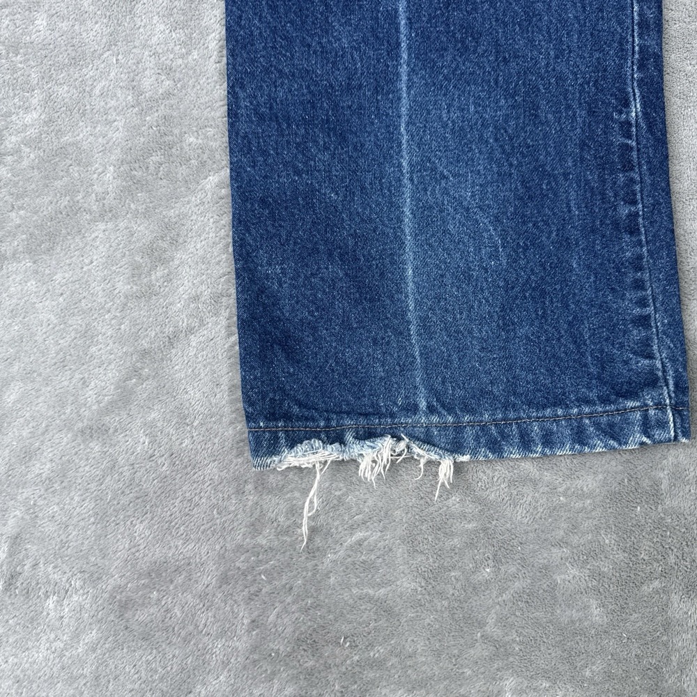 Vintage Levis Jeans Men 36x34 Fits 35x33 Blue Denim 517 Bootcut Made in USA 90s - Picture 10 of 16